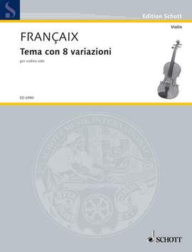 Françaix, Jean: Tema con 8 variazioni