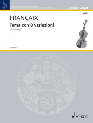 Françaix, Jean: Tema con 8 variazioni