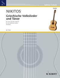 Nikitos, Dimitris: Griechische Volkslieder und Tänze in leichten Sätzen