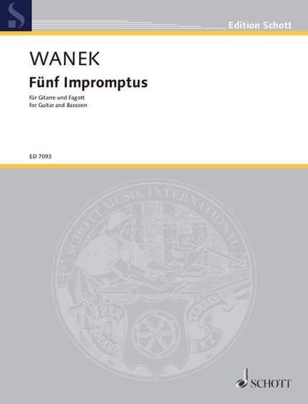 Wanek, Friedrich K.: Five Impromptus