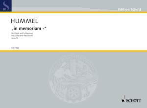 Hummel, Bertold: "- in memoriam -" op. 74