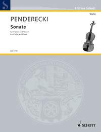 Penderecki, Krzysztof: Sonata