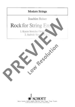 Reiser, Joachim: Rock for String Ensemble