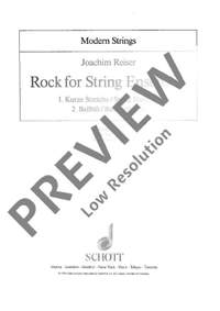 Reiser, J: Rock for String Ensemble