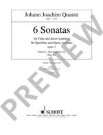 Quantz, Johann Joachim: Six Sonatas op. 1 Product Image