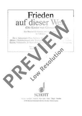 Wolos, H: Frieden auf dieser Welt