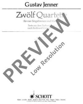 Jenner, Cornelius Uwe Gustav: Zwölf Quartette