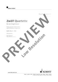 Jenner, Cornelius Uwe Gustav: Zwölf Quartette