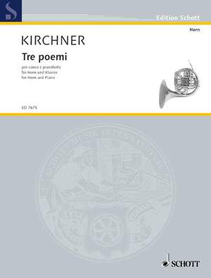 Kirchner, Volker David: Tre poemi