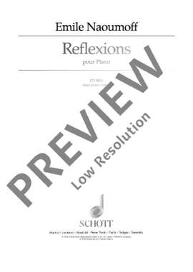 Naoumoff, Emile: Reflexions