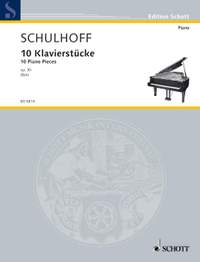 Schulhoff, Erwin: 10 Piano Pieces op. 30