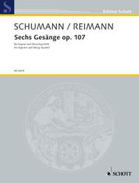 Reimann, Aribert / Schumann, Robert: Six Songs