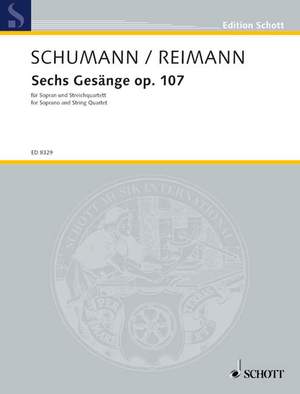 Reimann, Aribert / Schumann, Robert: Six Songs