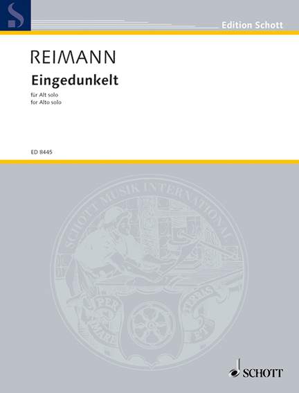 Reimann, Aribert: Eingedunkelt