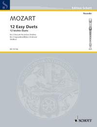 Mozart, Wolfgang Amadeus: 12 Easy Duets KV 487
