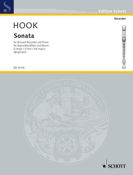 Hook, James: Sonata G Major