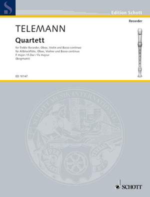 Telemann, Georg Philipp: Quartet in F Major