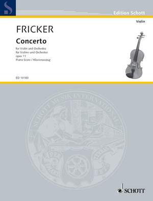Fricker, Peter Racine: Concerto op. 11