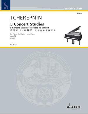 Tcherepnin, Alexander: 5 Concert Studies op. 52
