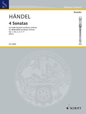 Handel, George Frideric: 4 Sonatas op. 1