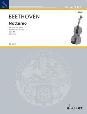 Beethoven, Ludwig van: Notturno op. 42