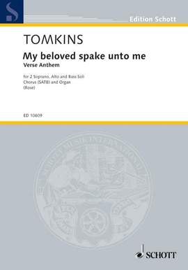 Tomkins, Thomas: My beloved spake unto me