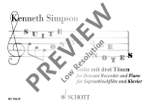 Simpson, Kenneth: Suite on 3 Notes Product Image
