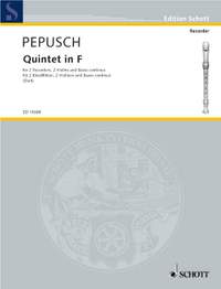 Pepusch, John Christopher: Quintet F Major