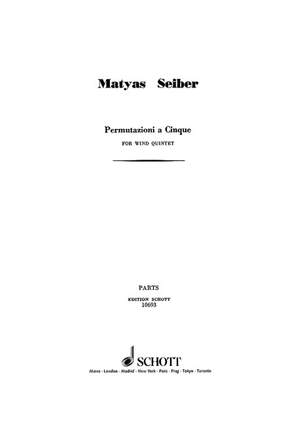 Seiber, Mátyás: Permutazioni a Cinque