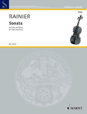 Rainier, Priaulx: Sonata
