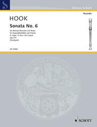 Hook, James: Sonata No 6