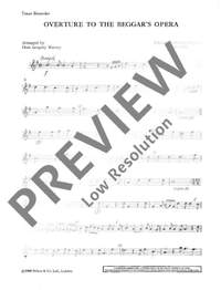 Pepusch, John Christopher: Overture