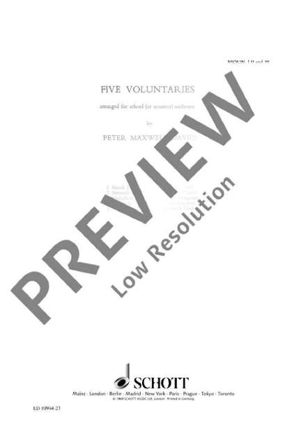 5 Voluntaries