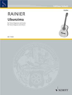 Rainier, Priaulx: Ubunzima