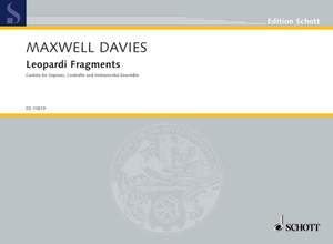 Maxwell Davies, Sir Peter: Leopardi Fragments op. 18