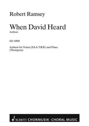 Ramsey, Robert: When David Heard That Absolon Was Slain