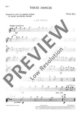 Byrd, William: 3 Dances