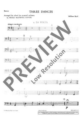 Byrd, William: 3 Dances