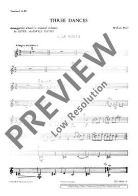 Byrd, William: 3 Dances