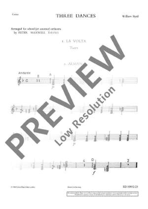Byrd, W: 3 Dances