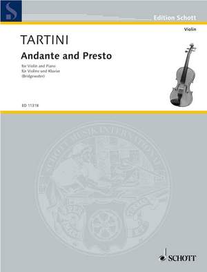 Tartini, Giuseppe: Andante and Presto