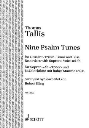 Tallis, Thomas: Nine Psalm Tunes