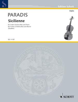 Paradis, Maria Theresia von: Sicilienne Nr. 6