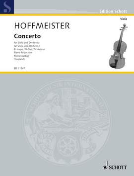 Hoffmeister, Franz Anton: Concerto B flat Major