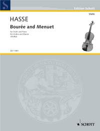 Hasse, Johann Adolph: Bourrée and Menuet