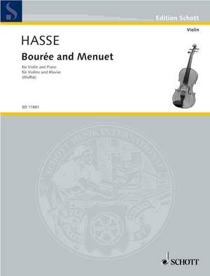 Hasse, Johann Adolph: Bourrée and Menuet