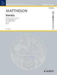 Mattheson, Johann: Sonata in Bb Major op. 1/11