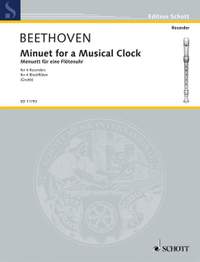 Beethoven, Ludwig van: Minuet for a Musical Clock WoO 33