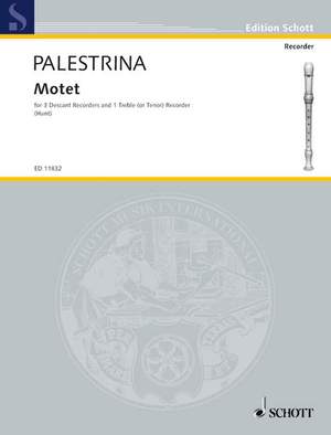 Palestrina, Giovanni Pierluigi da: Motet