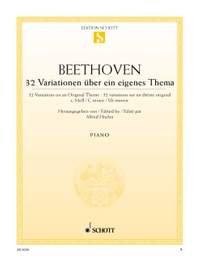 Beethoven, Ludwig van: 32 Variations on an Original Theme C minor WoO 80